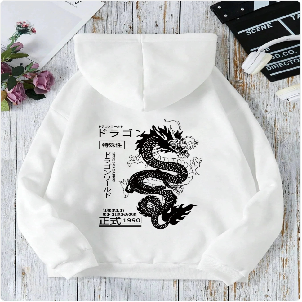 Dark Printed Hoodie | Streetwear