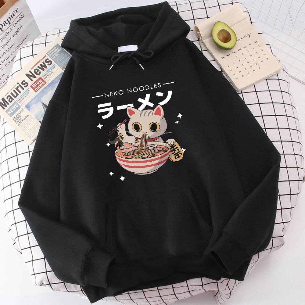 Fashion Cat Print Women's Sweater
