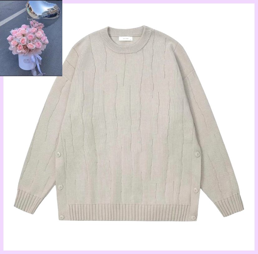 Loose Casual Autumn Classic Breasted Sweater