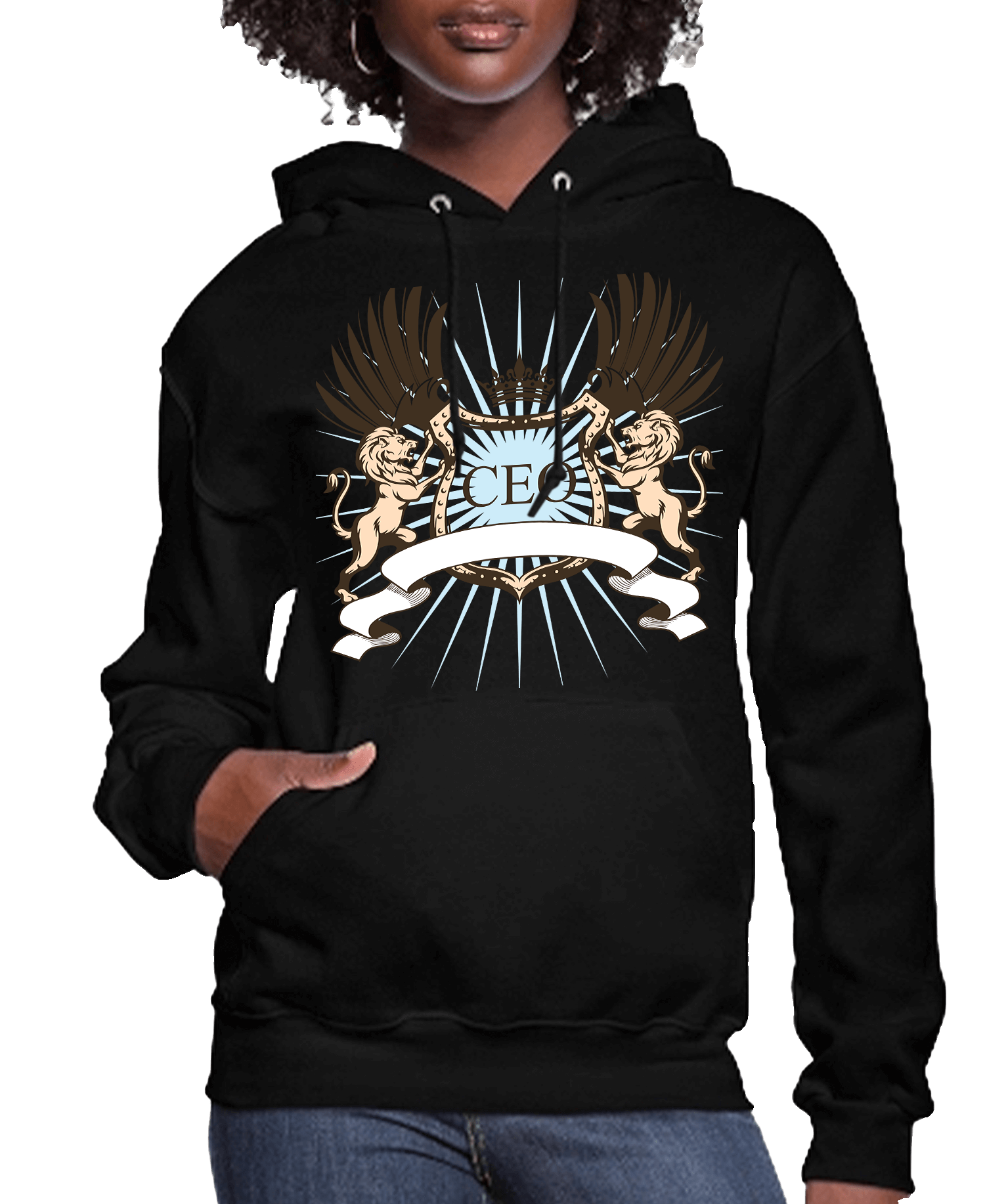 CEO Lion Crest Women’s Hoodie | Streetwear