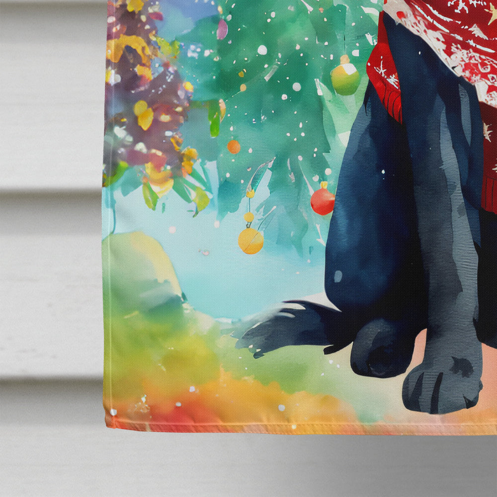 Cane Corso Christmas House Flag