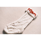 Embroidered Christmas Knit Socks