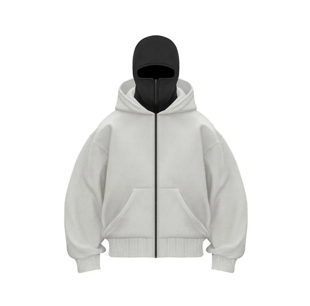 Fleece-Lined Double Hood Sweater