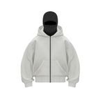 Fleece-Lined Double Hood Sweater