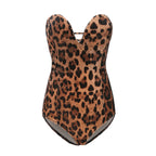 Strapless Velvet Sweetheart Party Bodysuit for Women