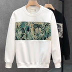 Men's Crew Neck Pullover Sweatshirt by Fashion Brand | Streetwear