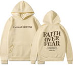 Faith Over Fear Christian Unisex Hoodie | Streetwear