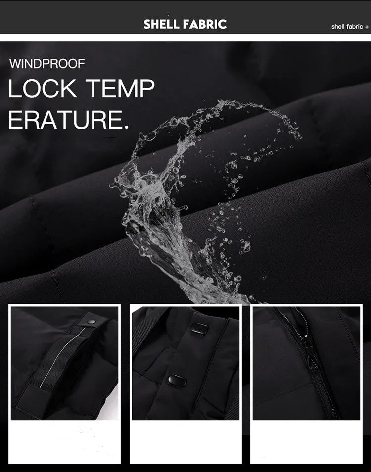 Men's Oversized Thick Warm Winter Puffer Jacket