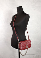 Marc Jacobs J Marc Mini Cherry Quilted Shoulder Bag