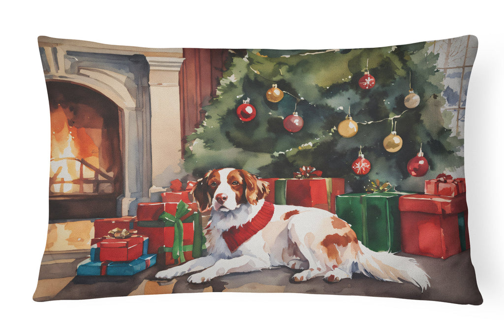 Brittany Cozy Christmas Throw Pillow