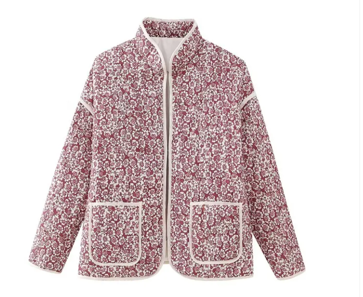 Decorative Cardigan Cotton Jacket