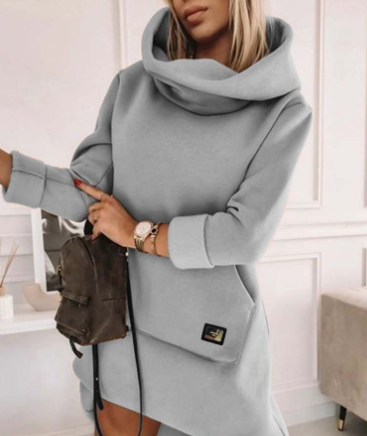Casual Loose-Fitting Long Sleeve Hooded Pullover for Women | Streetwear