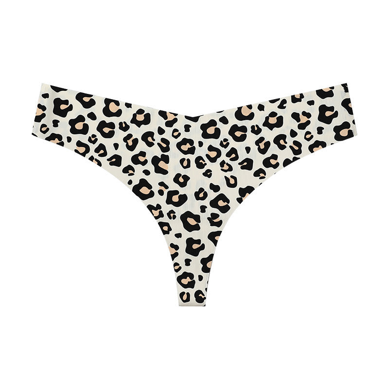 Women's Breathable Lace Thong Underwear with Cotton Crotch