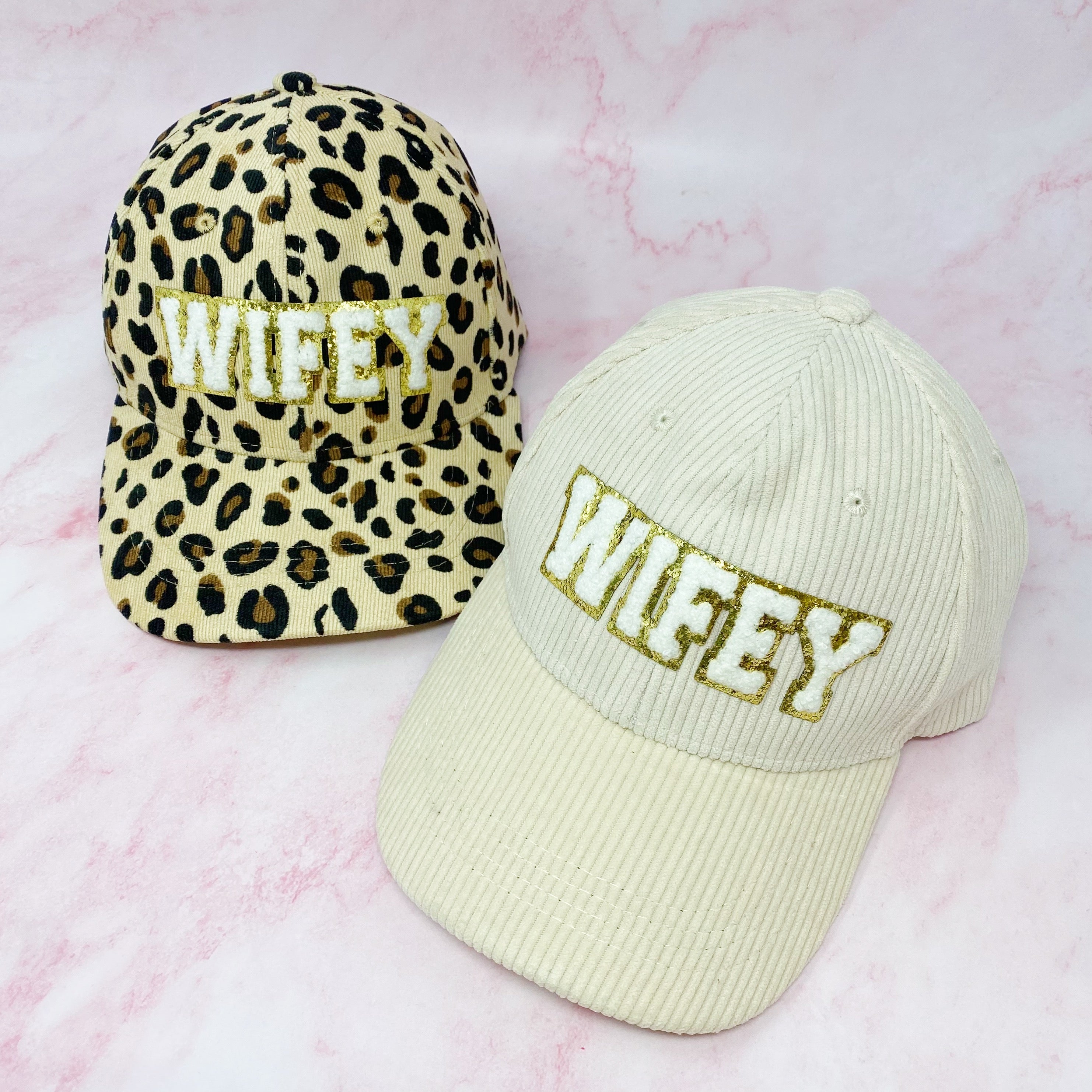 Wifey Corduroy Ball Cap | Embroidered Cap