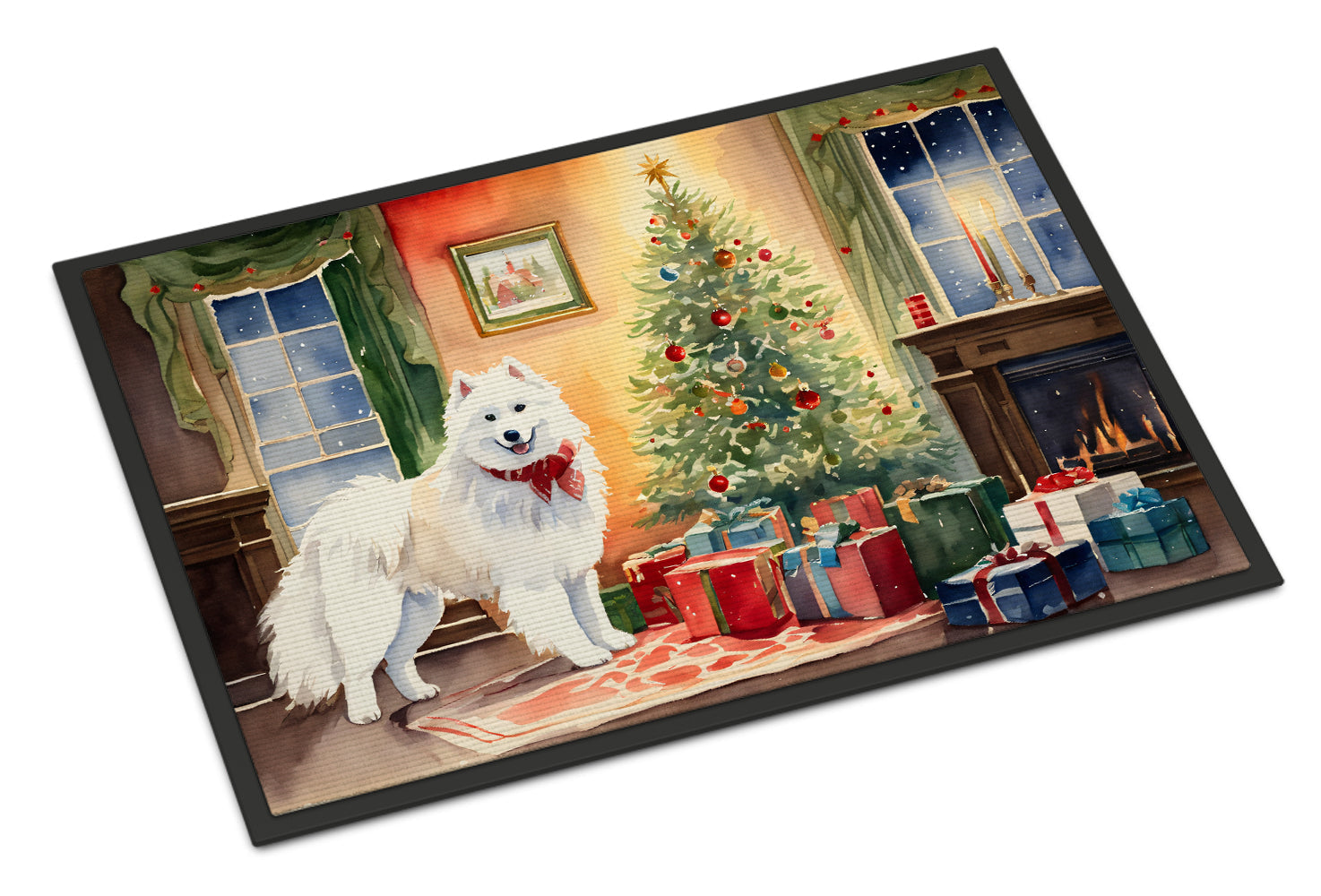 Samoyed Cozy Christmas Doormat