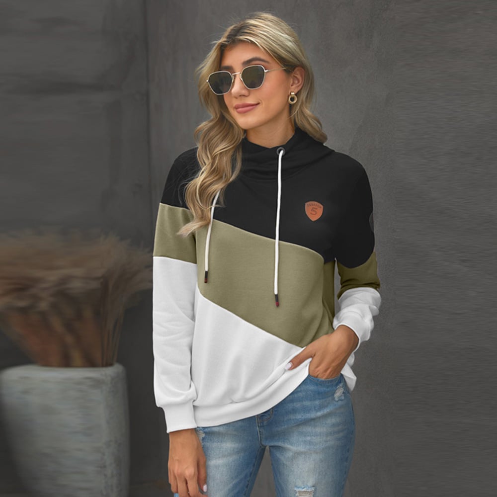 Casual Women's Loose Long Sleeve Hooded Sweater
