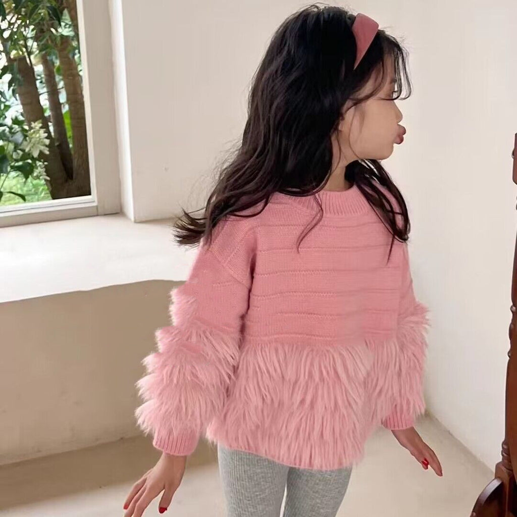 Thickened Pullover Sweater for Girls | Streetwear