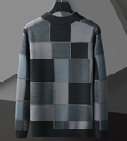 Men's Long Sleeve Knitted Cardigan Shawl Sweater