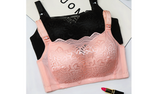 Plus Size Wireless Lace Bra