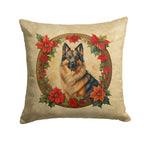 Belgian Tervuren Christmas Flowers Throw Pillow