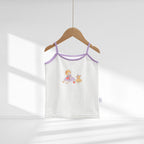 Summer New Girls' Cotton Cartoon Print Tank Top