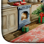 Irish Wolfhound Christmas Cookies Dish Drying Mat