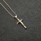 [Duplicate] Hip Hop Titanium Steel Crucifix Pendant Necklace