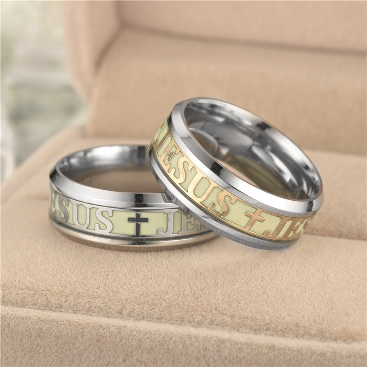 [Duplicate] Glow the Dark Christian Jesus Ring | Christian Jewelry