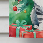 Foldex Exotic Fold Cat By the Christmas Tree House Flag