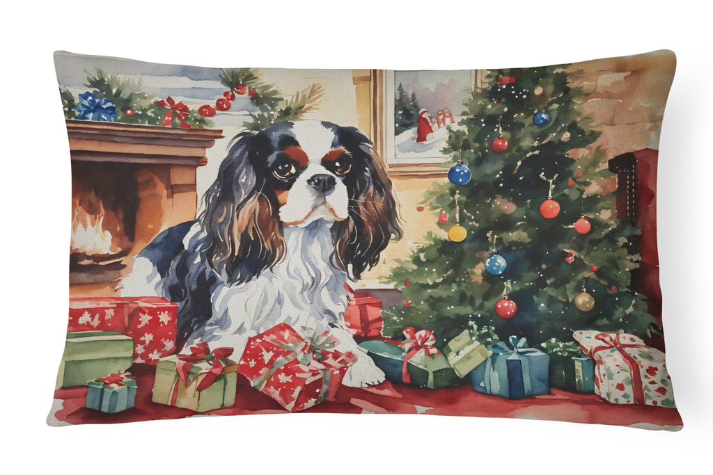 Cavalier Spaniel Cozy Christmas Throw Pillow