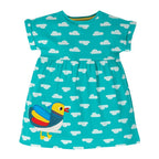 "Summer Cotton Short Sleeve Dress for Girls"