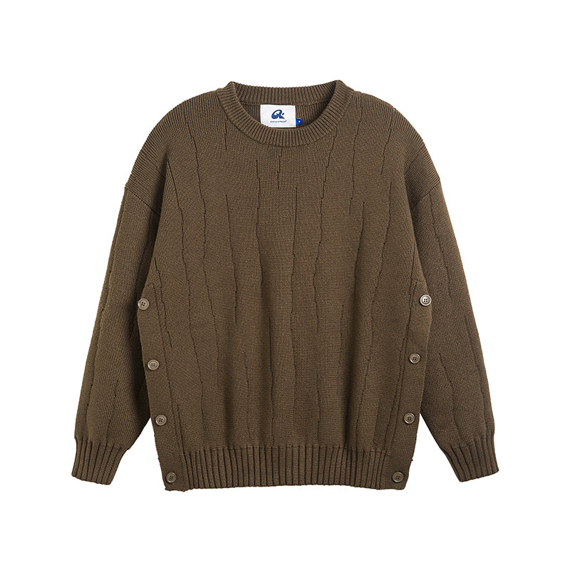 Personalized Solid Color Winter Sweater for Kids