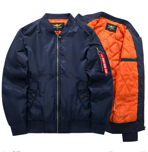 2021 Men's Casual Plus Size Bomber Jacket