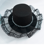 Christmas Pet Party Hat - Seasonal Style (One Piece) | Embroidered Cap