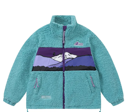 Chic Winter Thick Warm Patchwork jacket