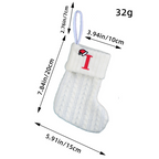 English Letter Christmas Socks