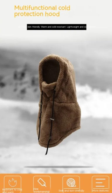Wind-proof Cap Cold Protection Scarf Hat | Embroidered Cap