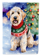 Wheaten Terrier Christmas Garden Flag