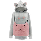 Hooded Long Sleeved Sweater for Europe and America