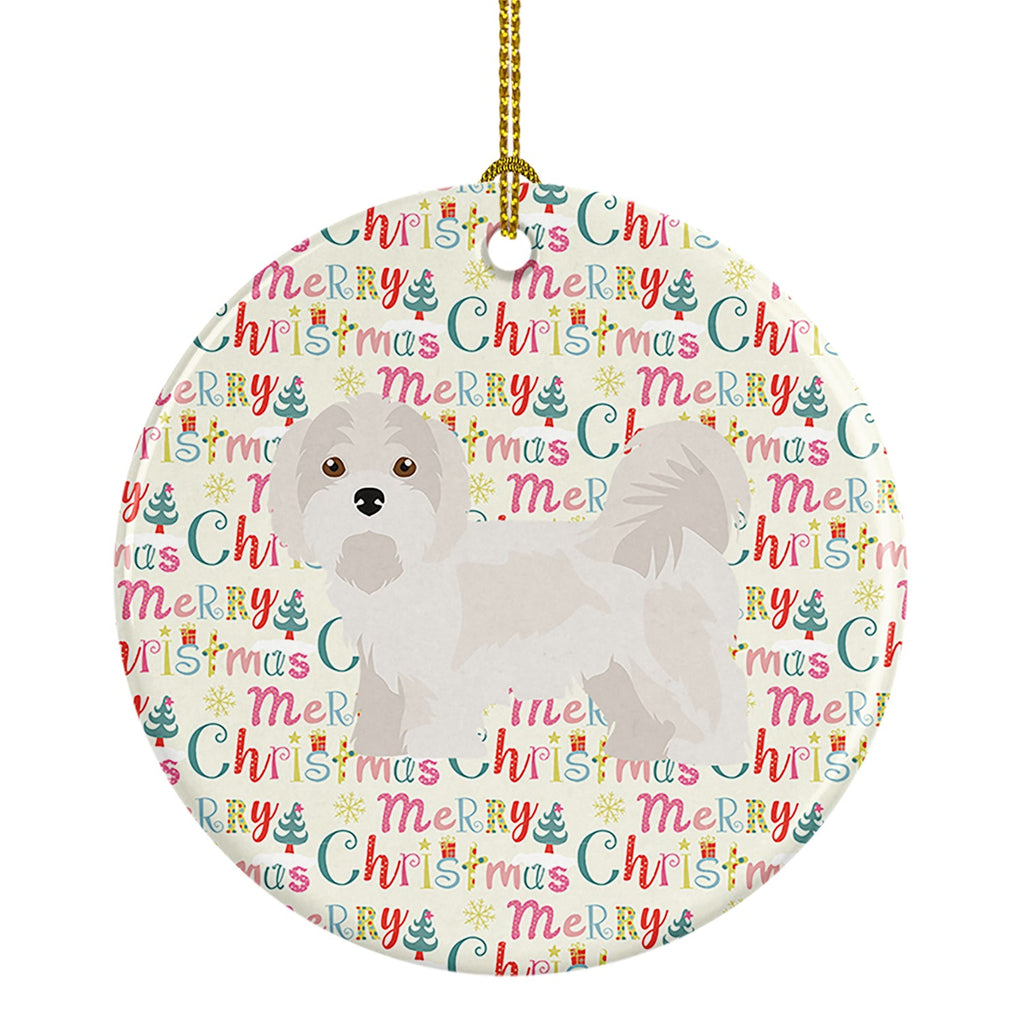 Kyi-Leo Merry Christmas Ceramic Ornament