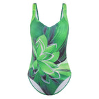 Women's Casual Printed One-Piece Swimsuit