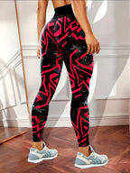 Christmas Turkey Pattern Women's Digital Print Leggings