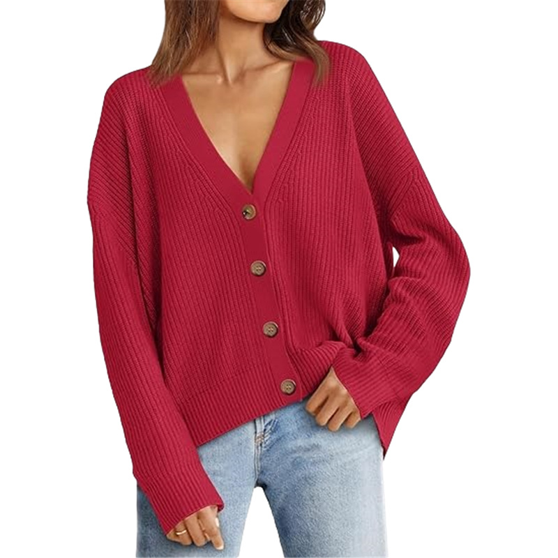 Women's Lightweight Button Cardigan