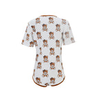 Baby White Bear Romper Bodysuit