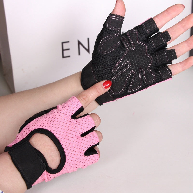 Cycling Fingerless Gloves for Men and Women - Breathable