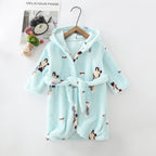 Flannel Coral Velvet Hoodie for Kids and Adults | Streetwear