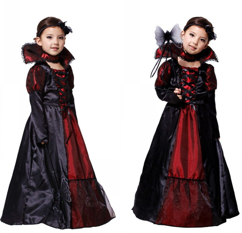 Halloween Cosplay Costume with Christmas Mask and Dress