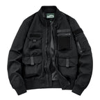 Men's Multifunctional Military Jacket with Large Pockets