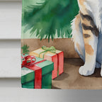 Owyhee Bob Cat By the Christmas Tree House Flag