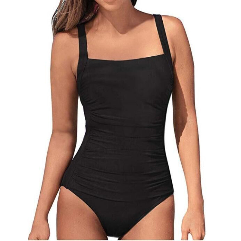 Plus Size One-Piece Push Up Swimsuit for Beach Wear